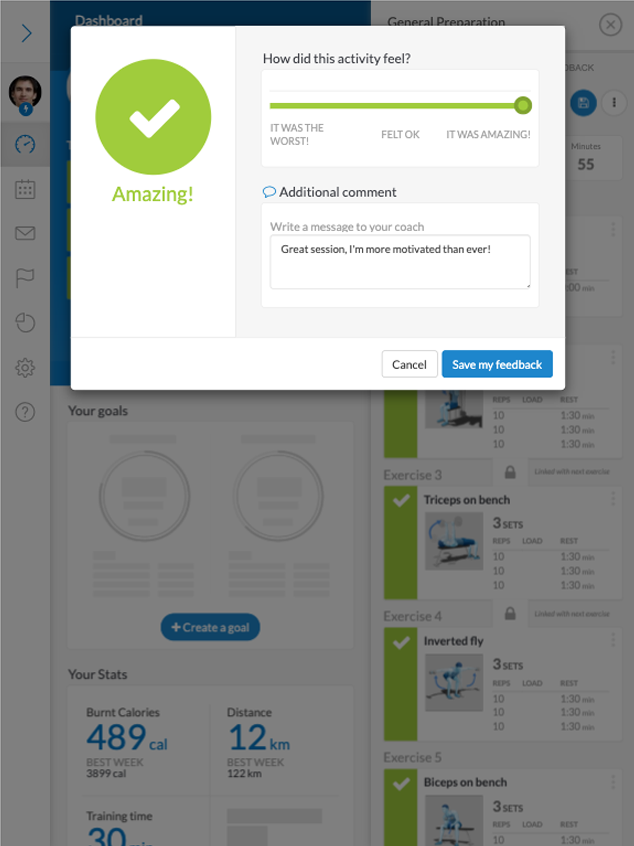 My Online Coach screenshot 5