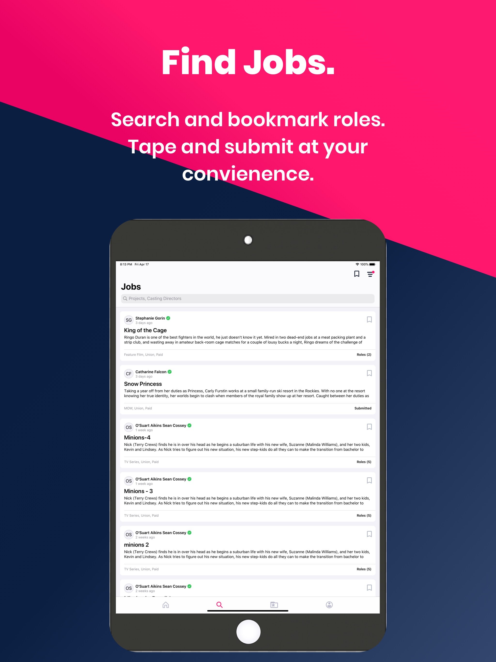 Actor App by Casting Workbook