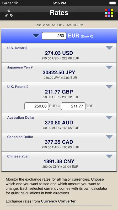 Rates screenshot 2 of 4