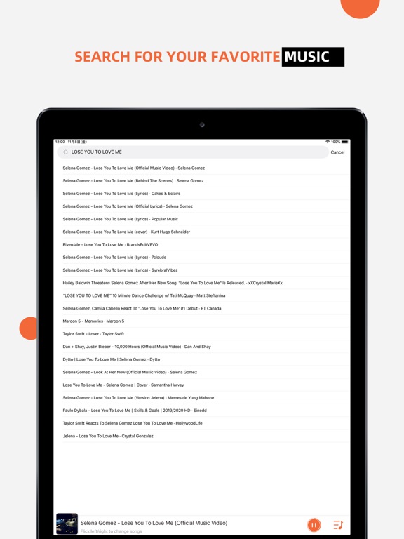 iPad Image of Music Apps - Music Streaming