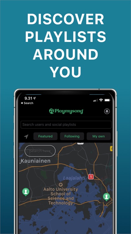 Playmysong Social Playlist App