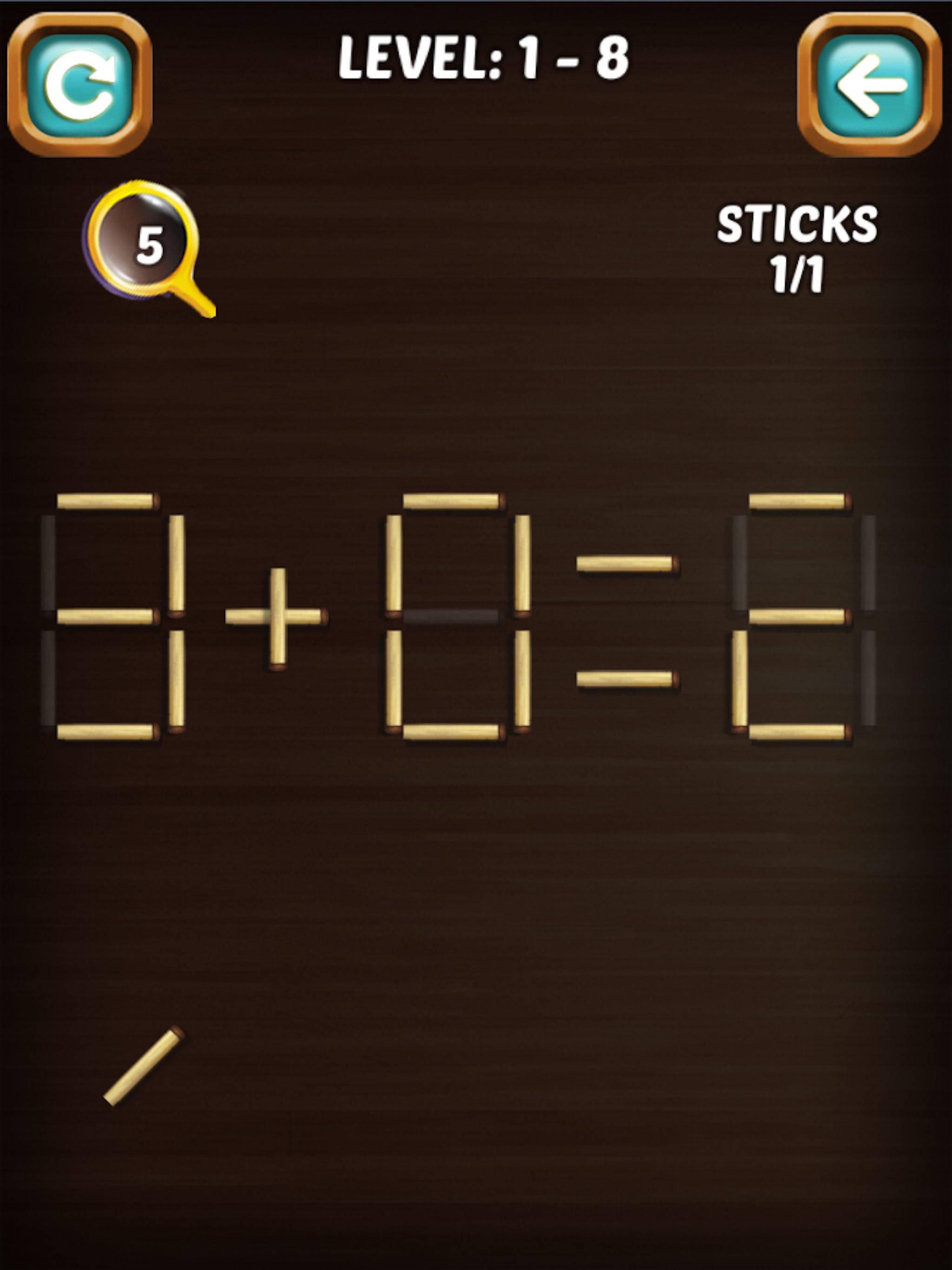 Math Match Stick Puzzle screenshot 13