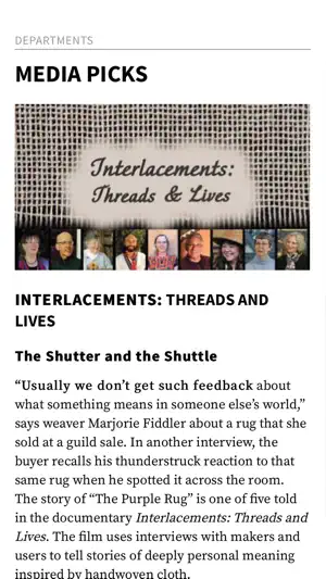 Handwoven screenshot 2