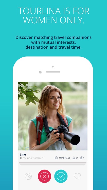 Tourlina - Female Travel Buddy