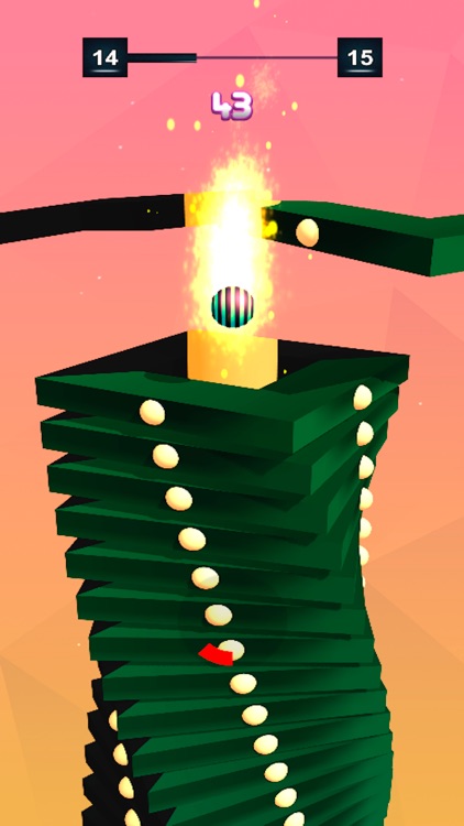 Stack Reaction Ball - Blast 3D