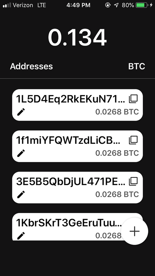 #1. Bitcoin Address Tracker (iOS) 由: All the Apps LLC