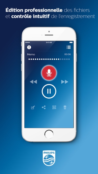 Screenshot #1 pour Enregistreur vocal Philips