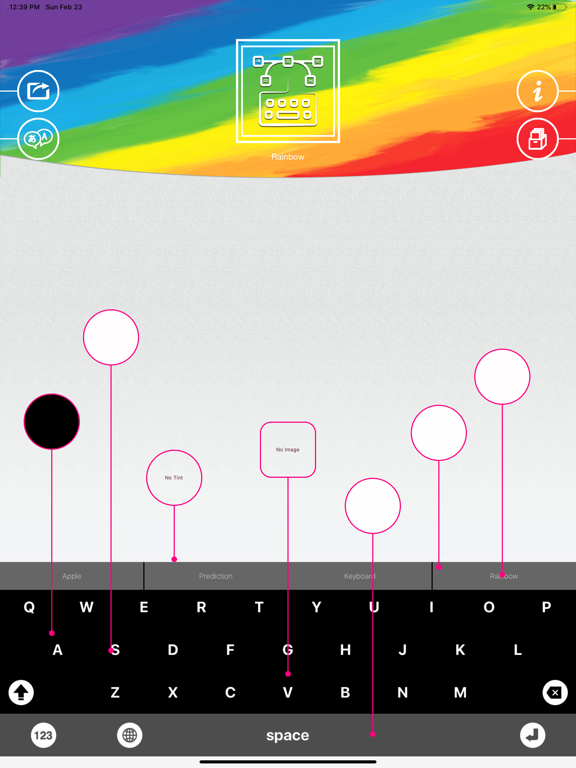 Screenshot #4 pour Rainbow Indic Keyboard