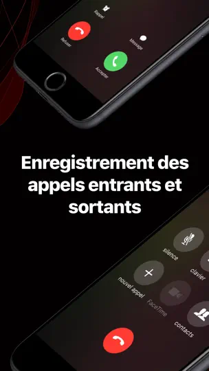 Capture d'écran de TapeACall Pro sur iPhone 3