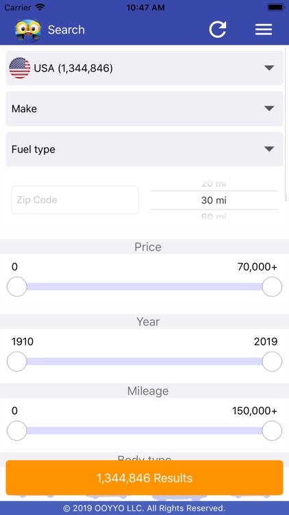 OOYYO Car search