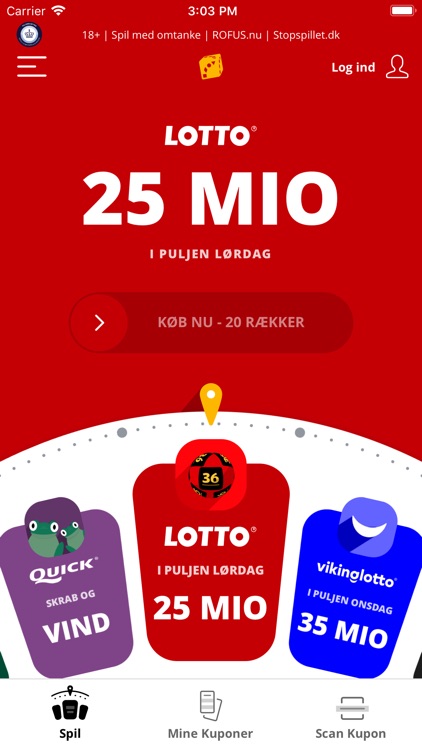 Lotto – Køb spil, se vindertal screenshot-0