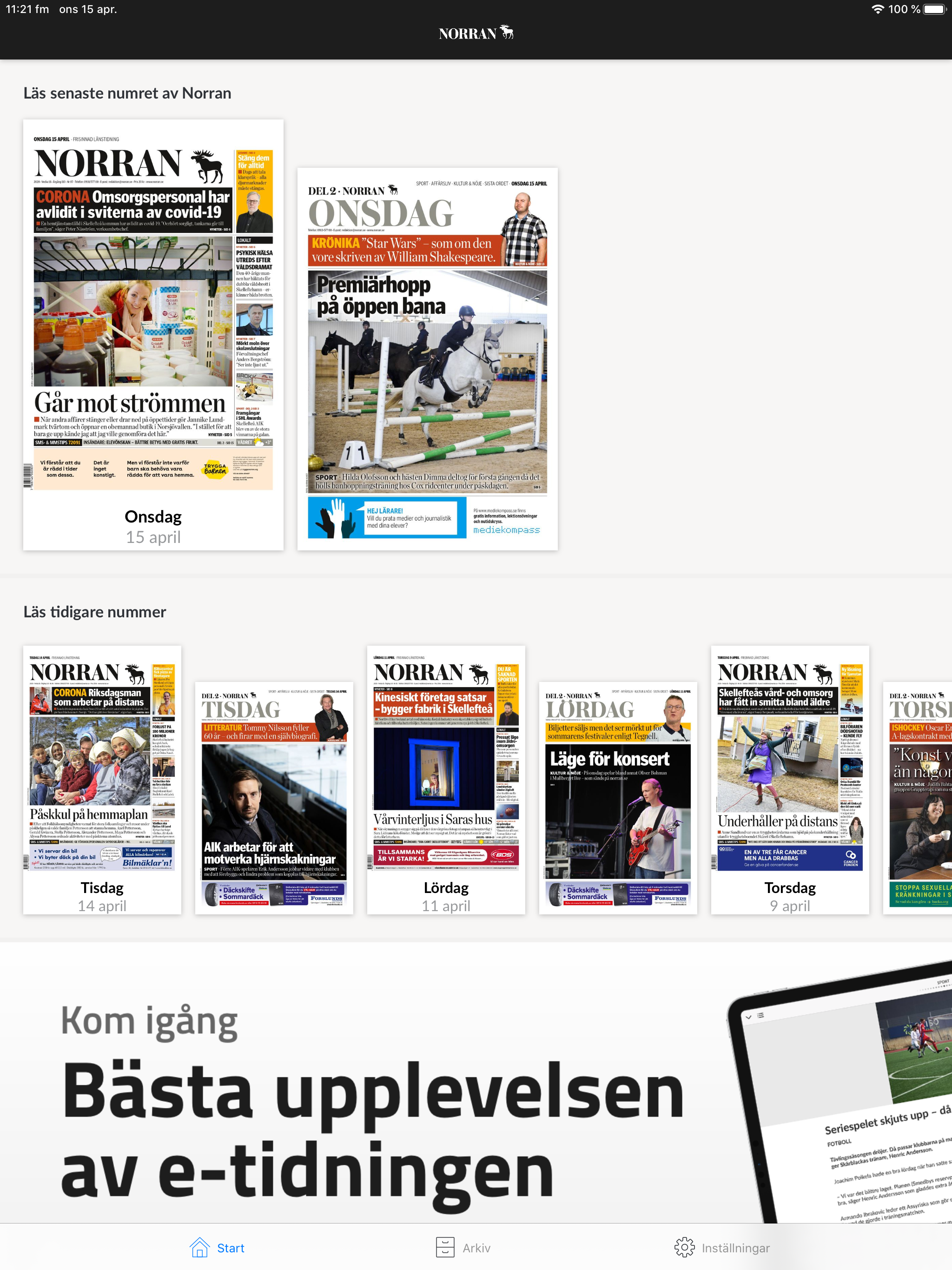 E-tidning Norran screenshot 3