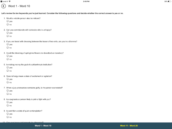 Screenshot #6 pour Verbal Advantage - Level 5
