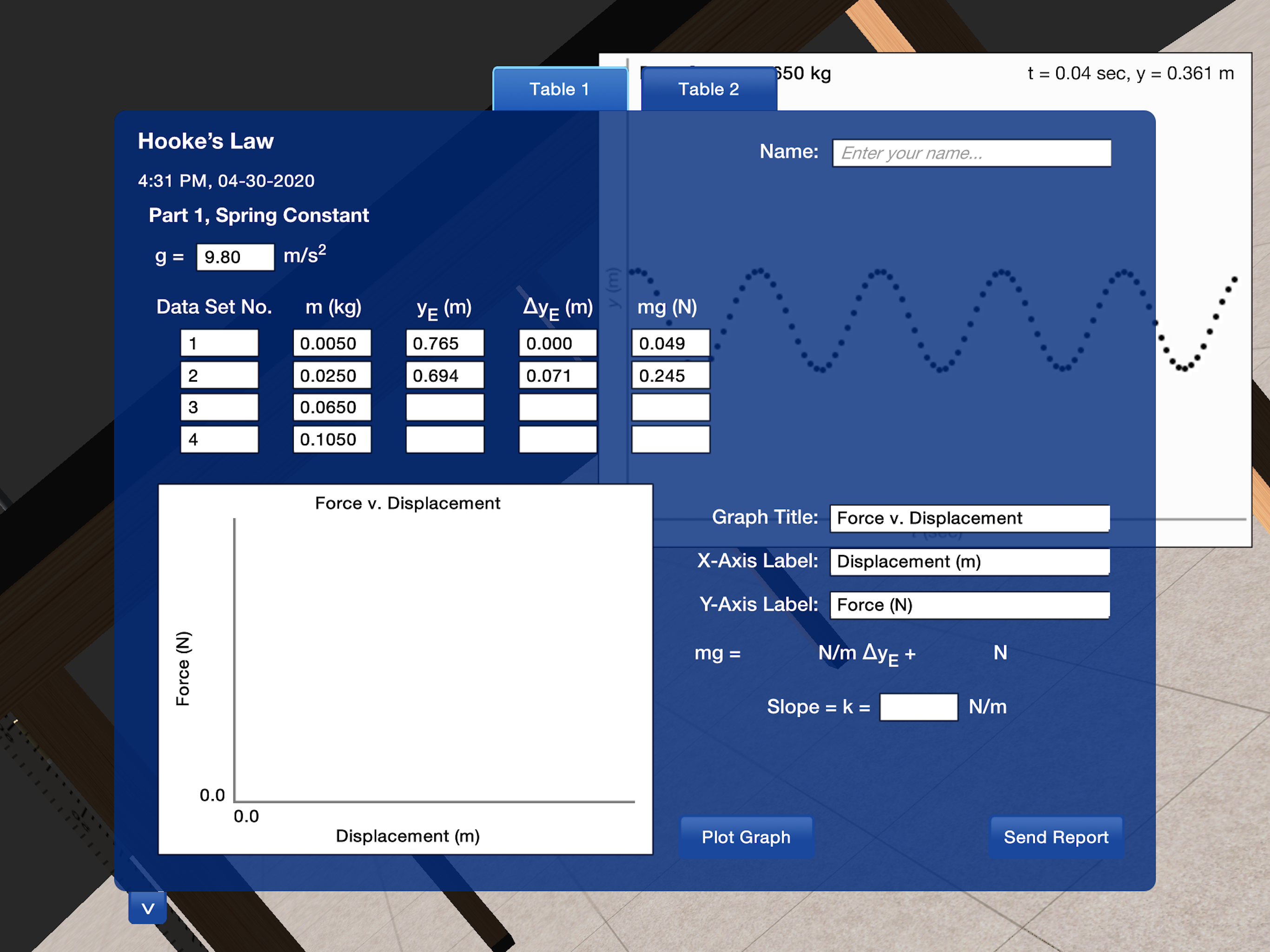 PP+ Hooke's Law screenshot 4