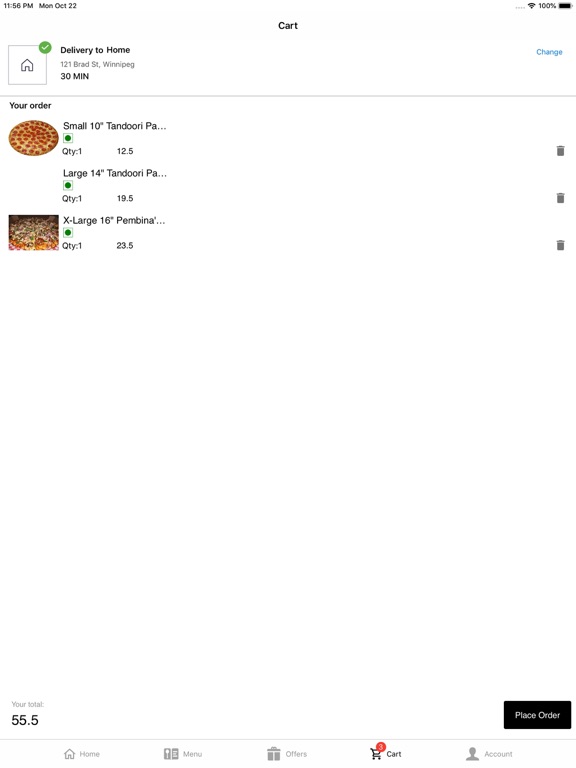 Screenshot #6 pour Pembinas Pizza Joint