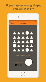 findshape game - tap on shape iphone screenshot 2
