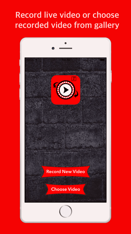 Reverse video - Add caption - 1.9 - (iOS)