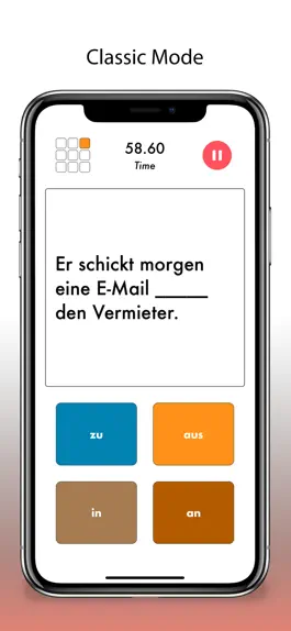 Game screenshot Verben mit Präpositionen Plus apk