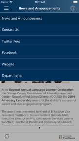 Garden Grove School District screenshot