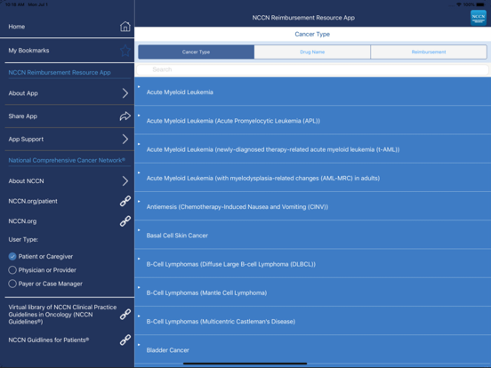 Screenshot #4 pour NCCN Reimbursement Resource