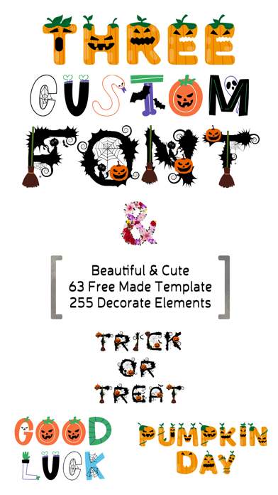 Happy Halloween Custom Font screenshot 1