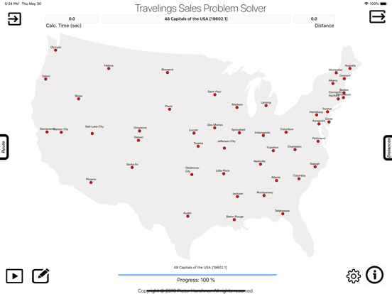 Screenshot #4 pour TSP-Solver