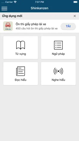 Game screenshot Học tiếng Nhật Shinkanzen mod apk