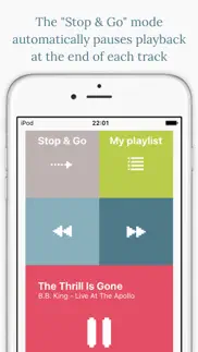 stop&go+ music player iphone screenshot 3