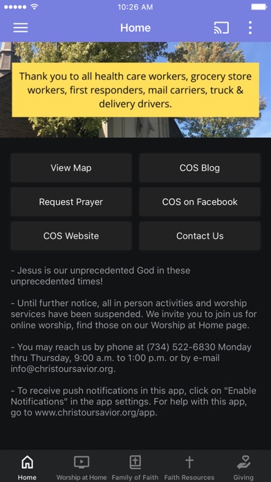 Christ Our Savior Livonia Screenshot