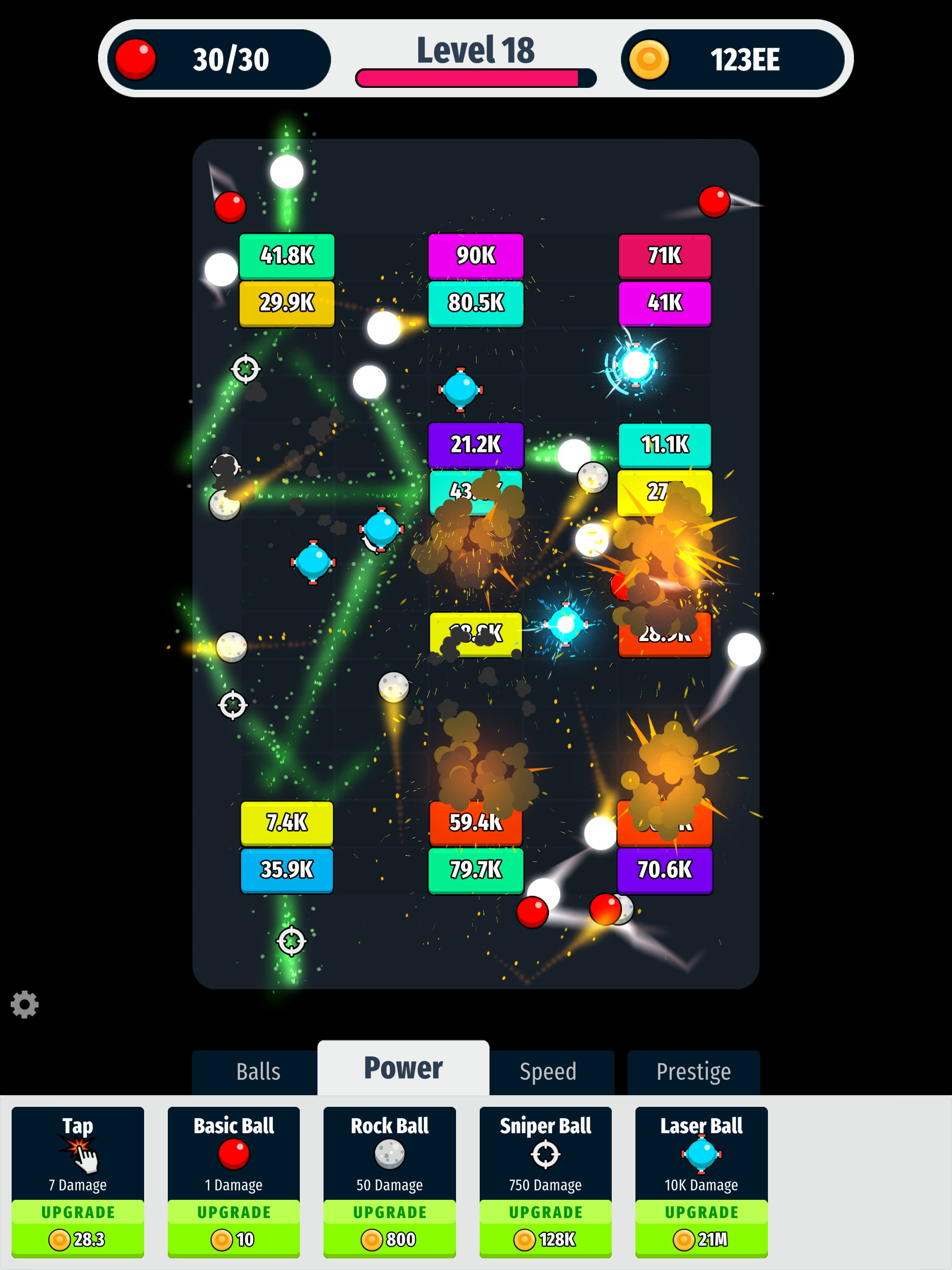 Idle Brick Shooter