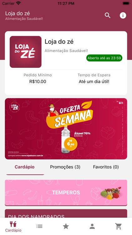 Loja do Zé - Delivery