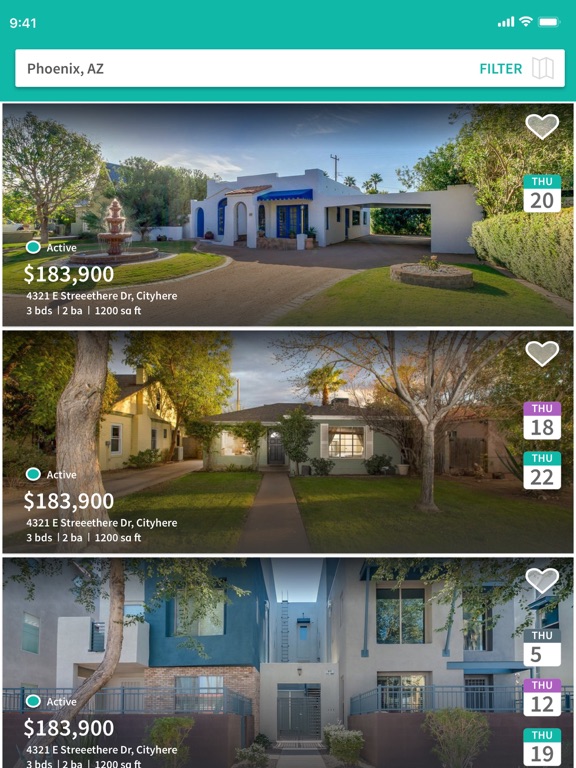 Open Houses Direct iPad screenshot 3 - Business app