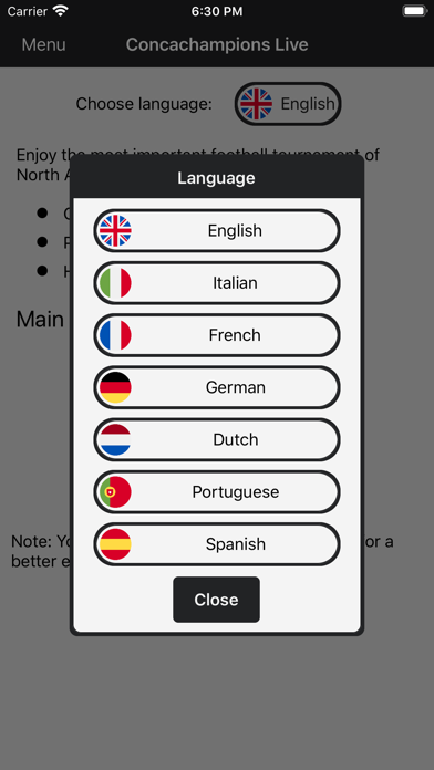 Champions League North America Screenshot