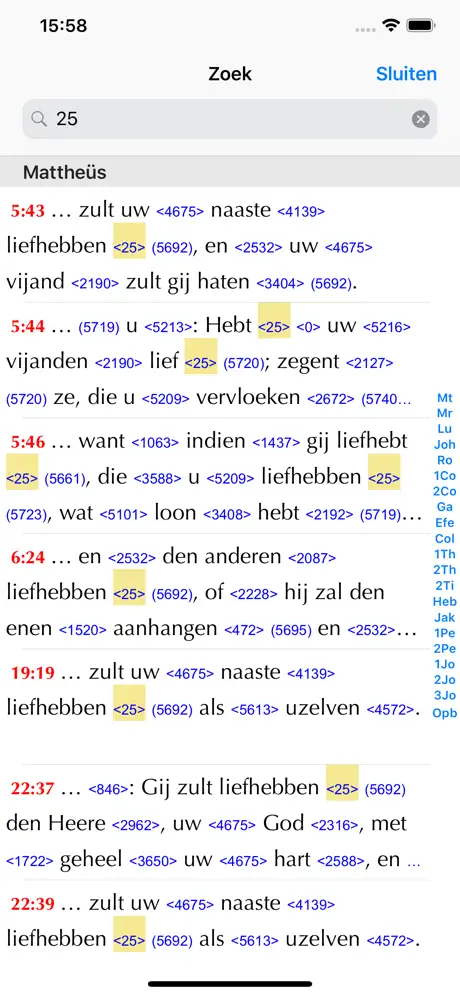 Importantia Studie Bijbel