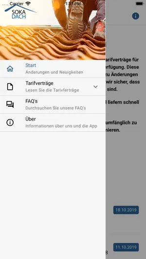 SOKA-DACH APP screenshot 2