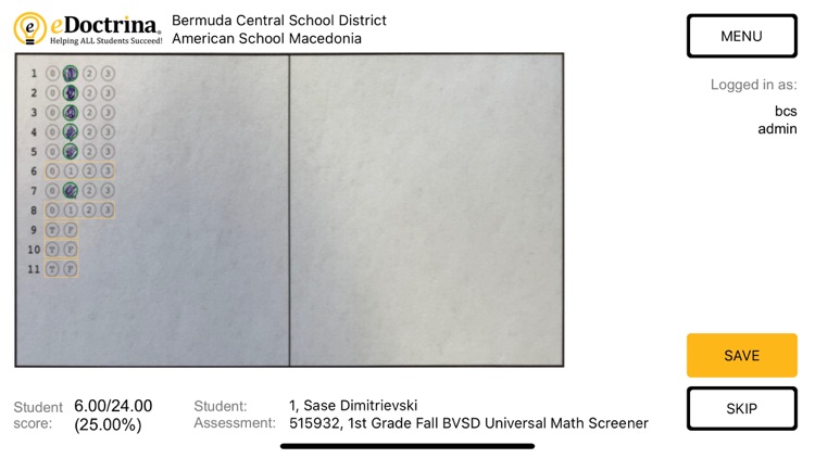 eDoctrina Answers Scanner