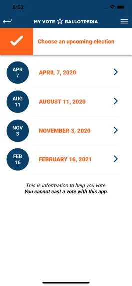 Game screenshot My Vote Ballotpedia apk