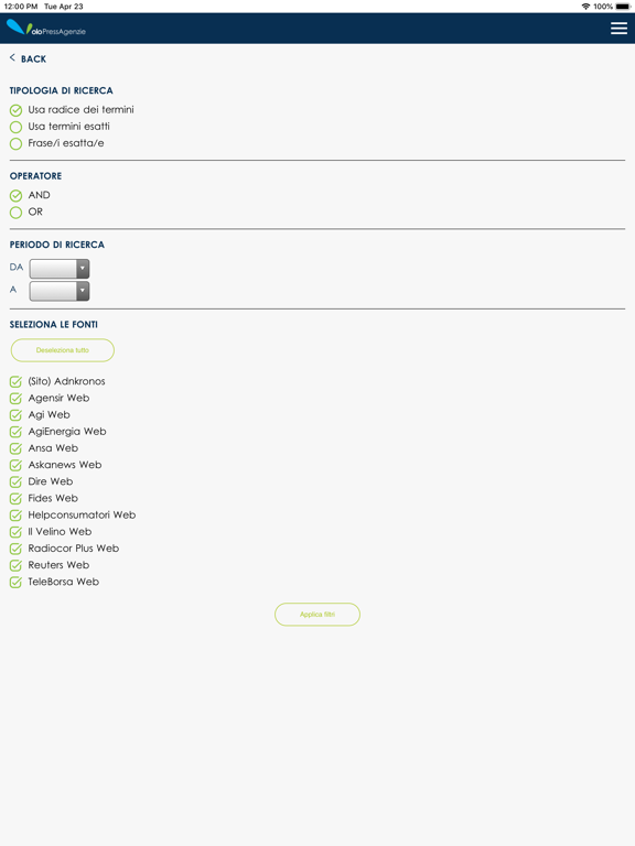 Screenshot #5 pour VoloPress Agenzie
