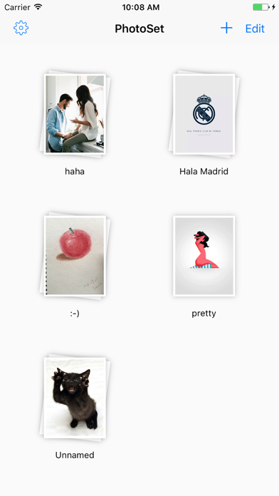 PhotoSet - Elegant Photo Album Screenshot