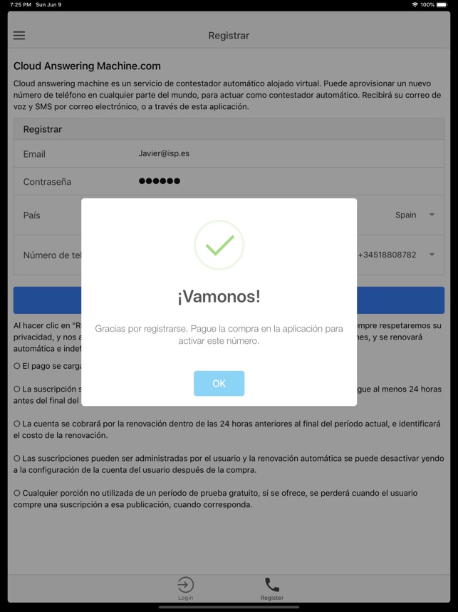 Contestador en App Store