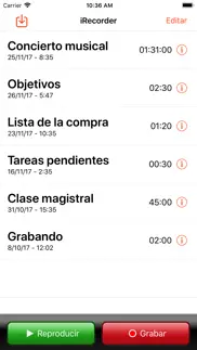 irecorder pro - simpletouch iphone capturas de pantalla 1