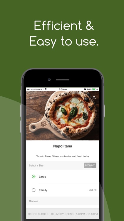 Izzy's Pizza Food Ordering App
