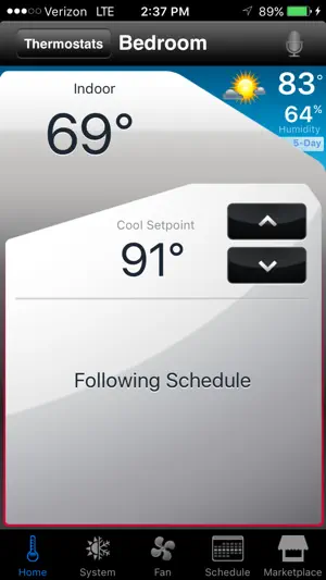 Total Connect Comfort screenshot 3