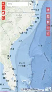 ocean water temperatures iphone screenshot 1