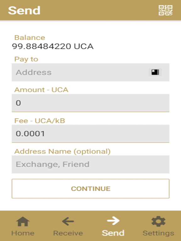 Screenshot #6 pour Ucacoin Wallet