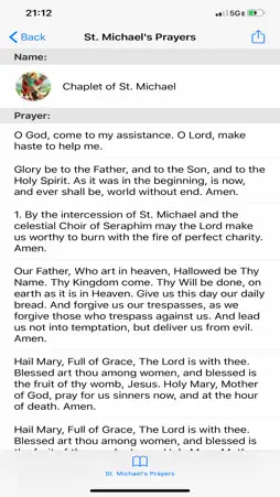 Saint Michael Prayers screenshot 2