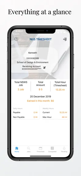Game screenshot NUS Timesheet mod apk