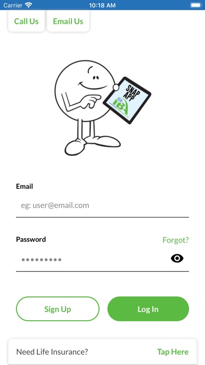 IBA SNAP App with Life Quotes