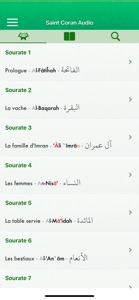 Coran Audio mp3 Français Arabe screenshot #1 for iPhone