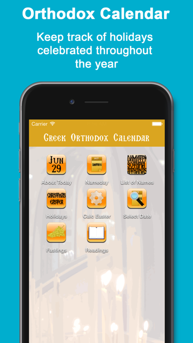 Greek Orthodox Calendarのおすすめ画像1